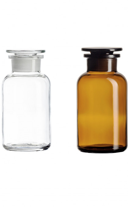 Wide neck reagent bottles