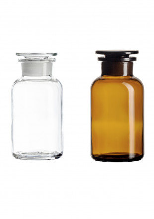 Wide neck reagent bottles